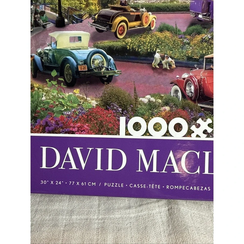 Ceaco‎ 1000 Piece Jigsaw Puzzle - David Maclean - Lombard Street - with Poster